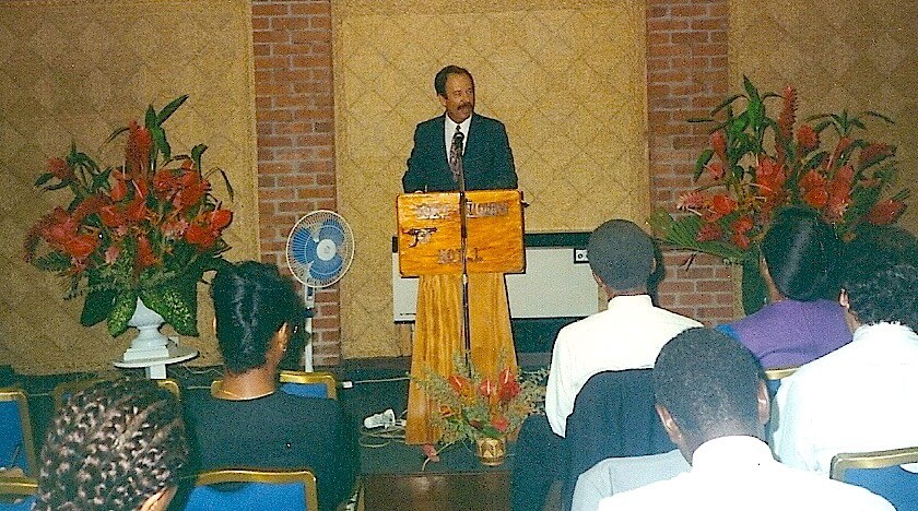 Steve Sheppherd speaking
