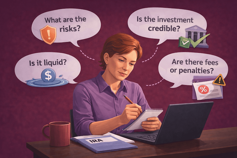Questions to Ask Before Making Any IRA Investment